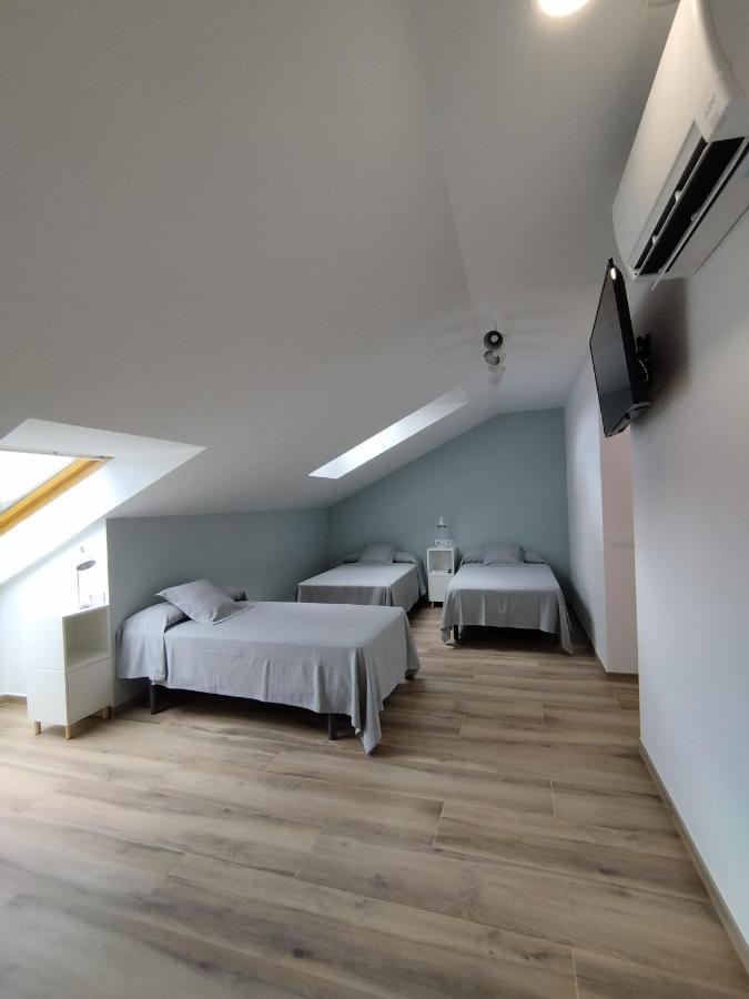 Pension Residencial Platas O Pedrouzo Bagian luar foto